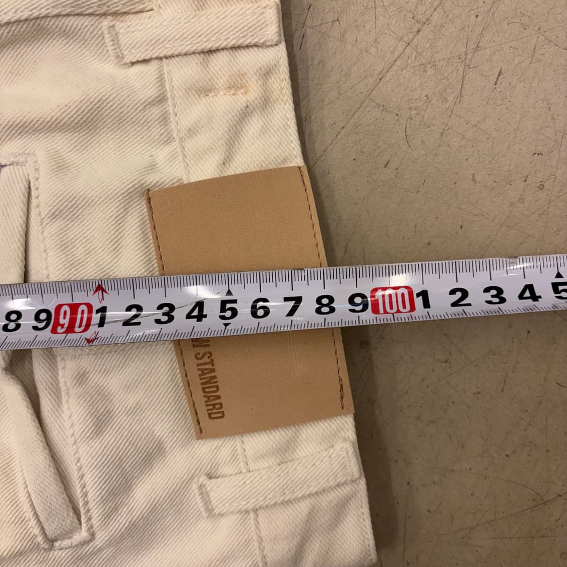 비슬로우 스탠다드 와이드 코튼 팬츠 상품이미지5