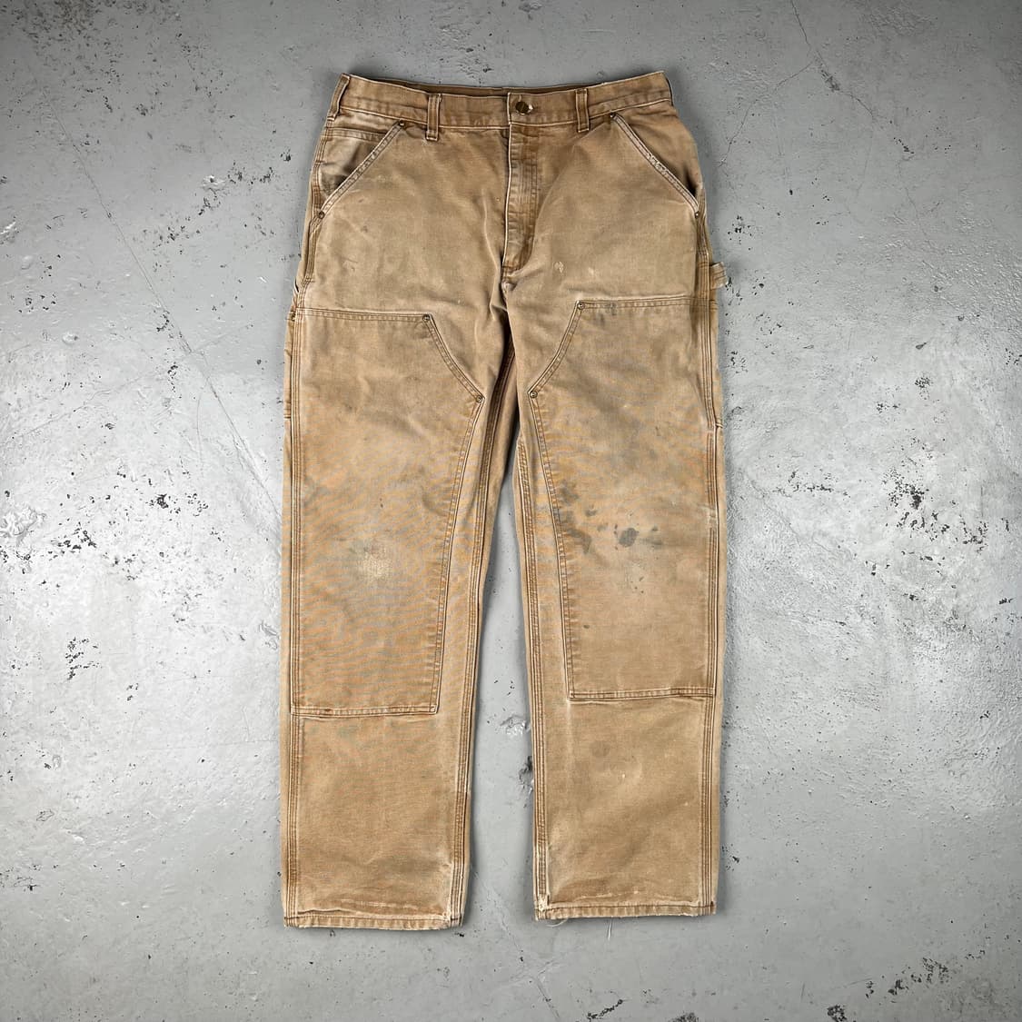 칼하트 브라운 더블니 카펜터 팬츠 B01BRN 상품이미지3