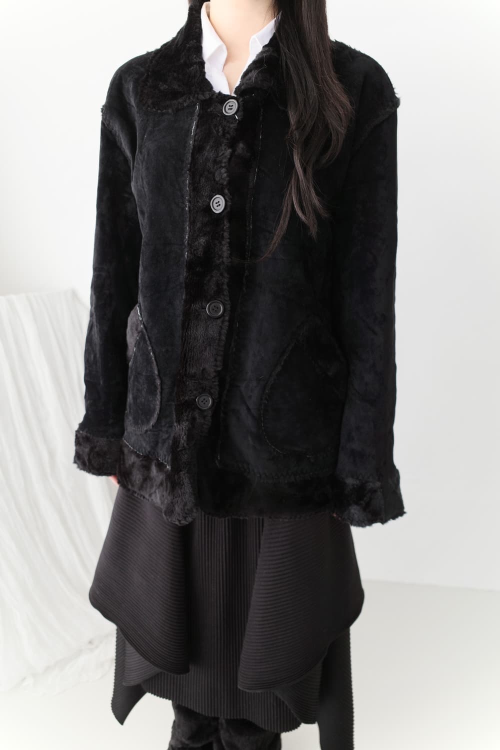 shearling fur jacket 상품이미지8