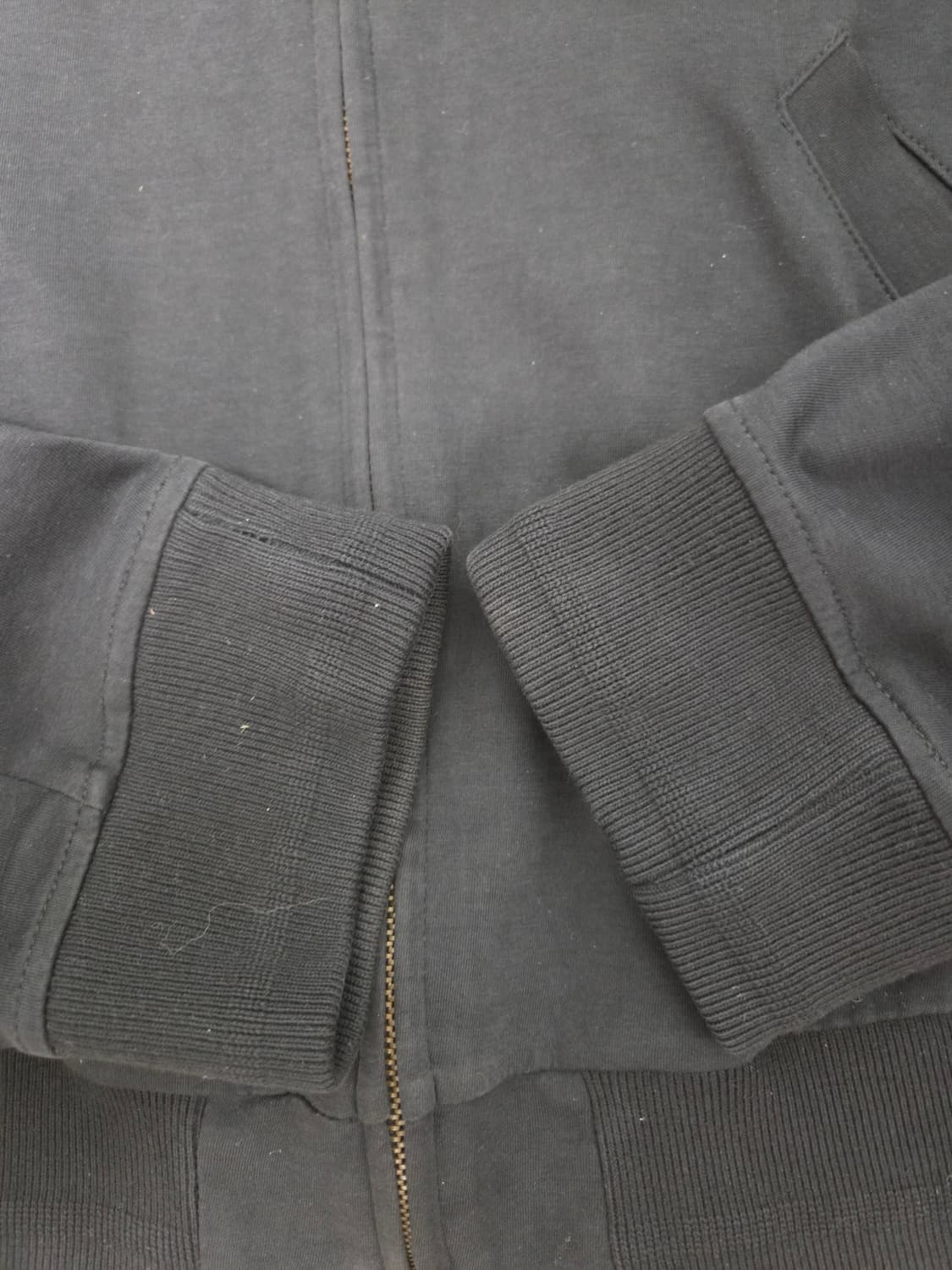 A.P.C.(아페쎄) 미니멀 코튼 보머 자켓 블랙 상품이미지4