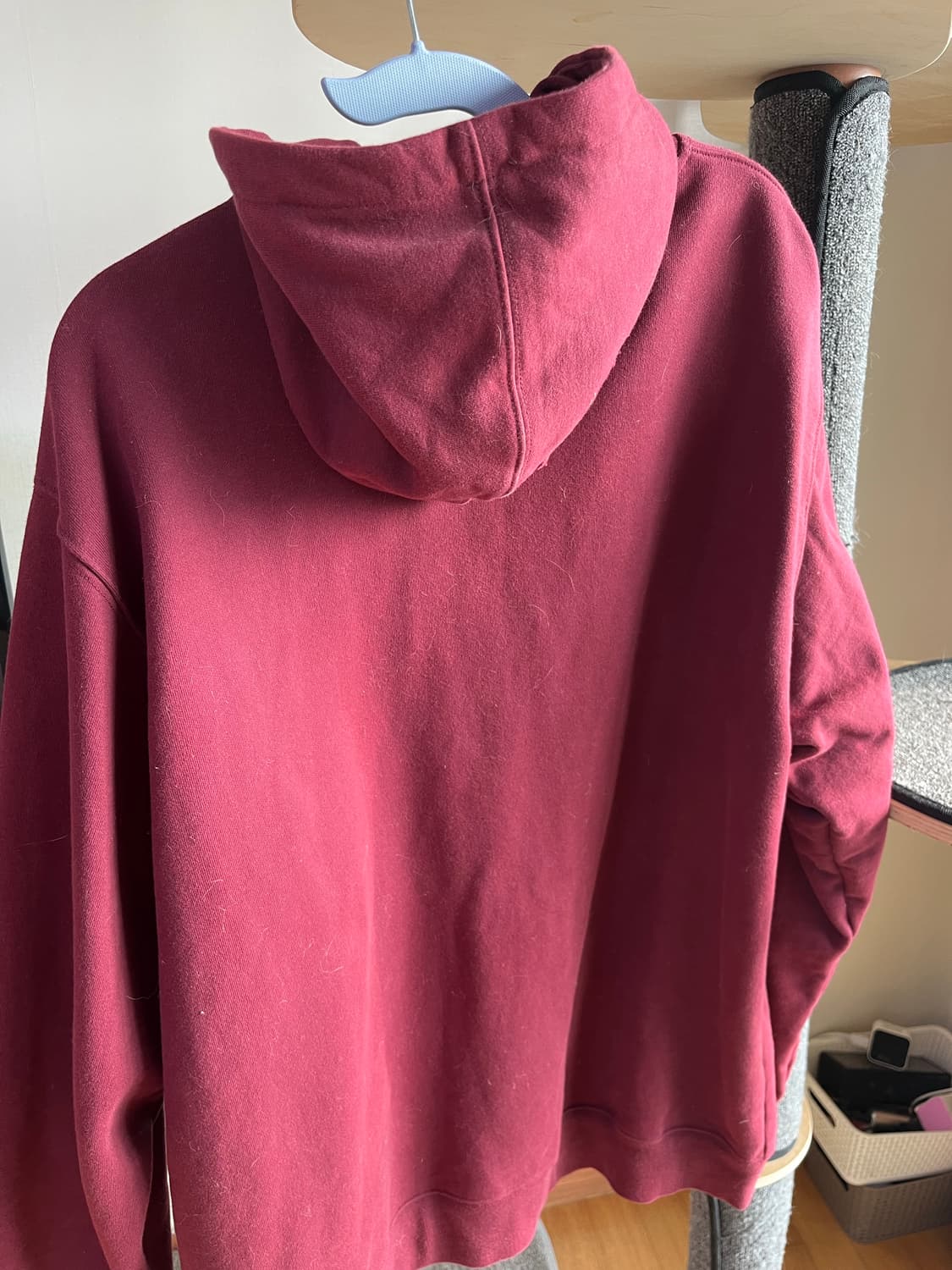 디스이즈네버뎃 버건디 후드집업  상품이미지2