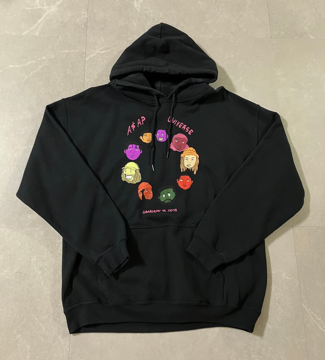 [M] ASAP ROCKY 투어 후드티 상품이미지1