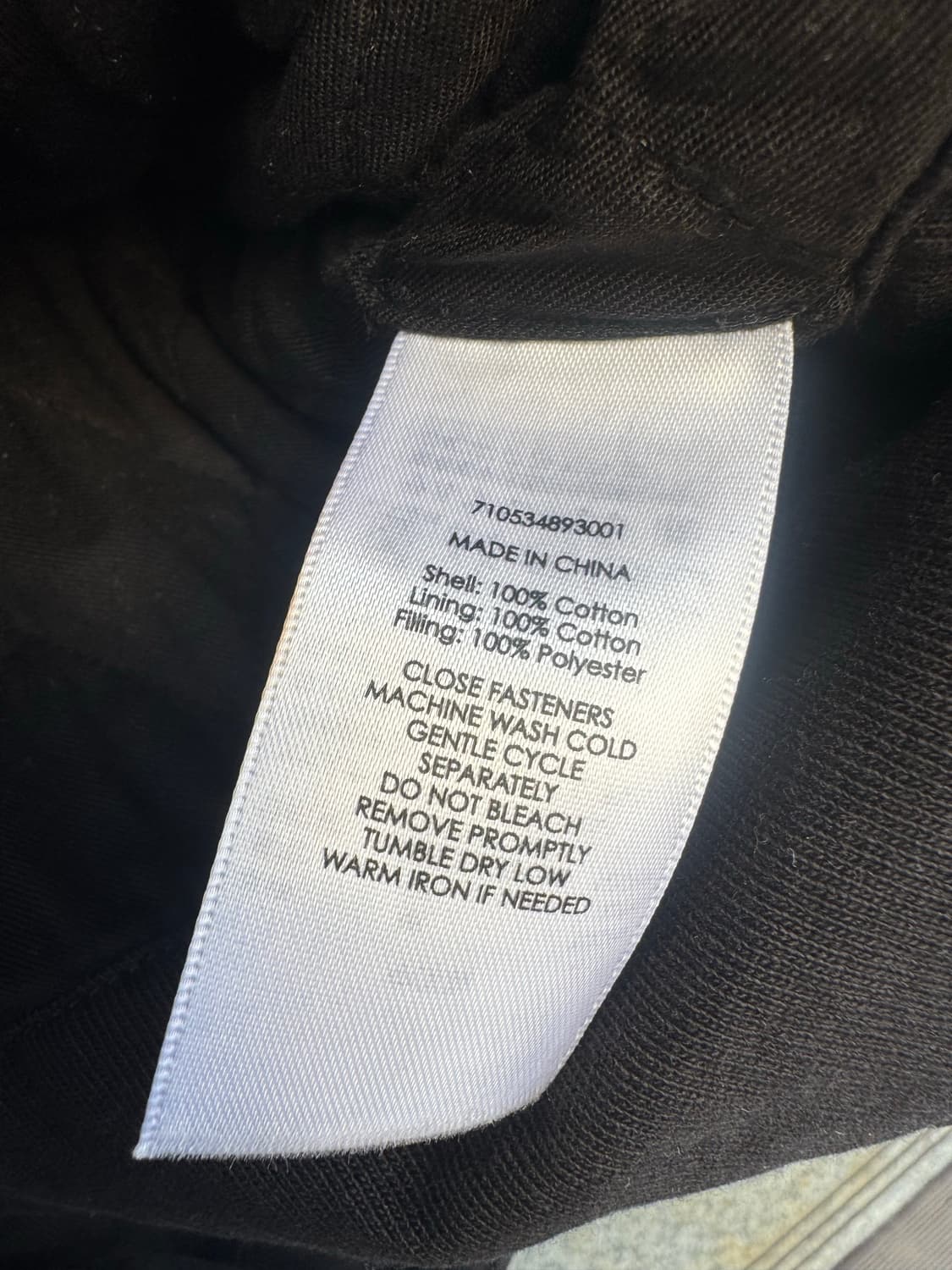 폴로 랄프로렌 피그먼트 누빔 블랙 바이커 자켓 집업자켓 S 상품이미지4