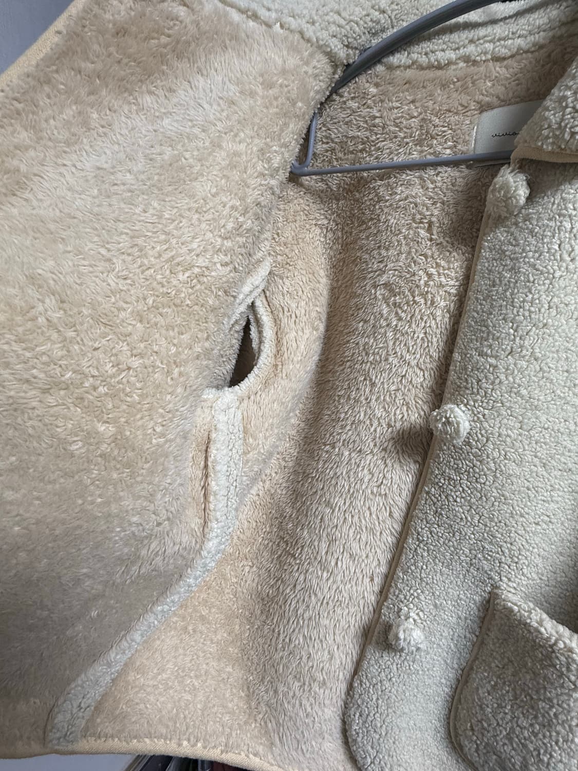 빈티지 모리걸 양털 뽀글이 자켓  상품이미지2