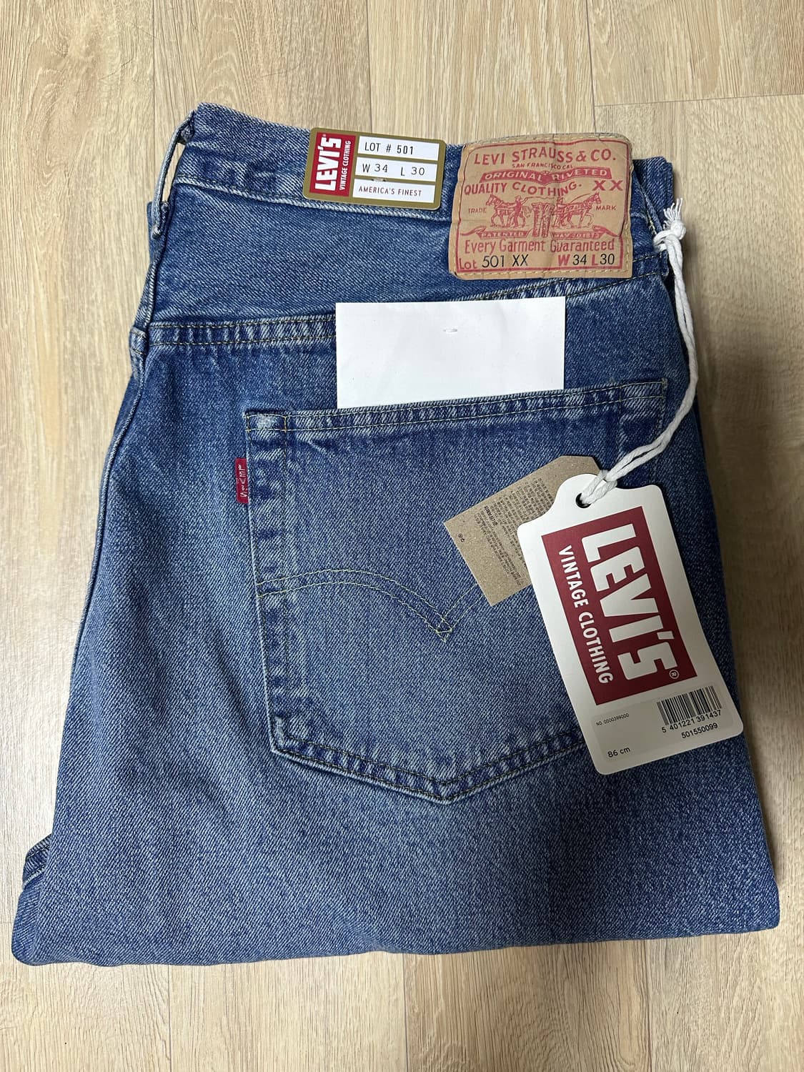 리바이스 lvc 1955 501 도르닉 34/30 상품이미지1