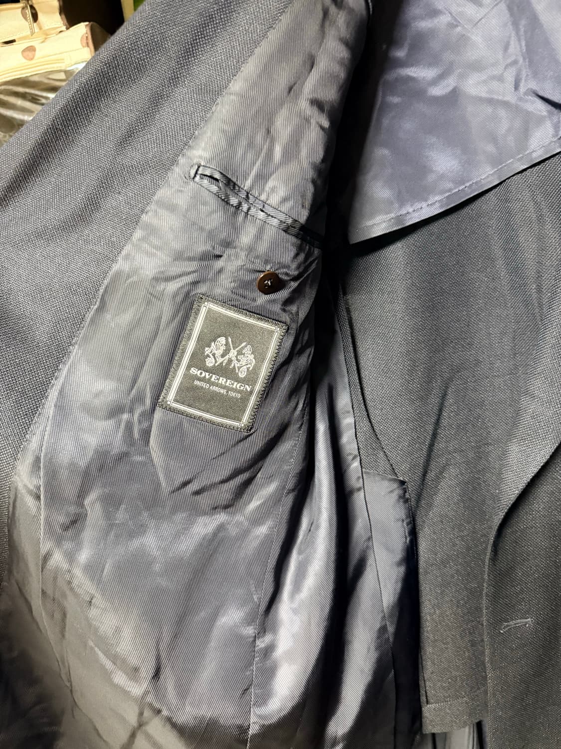 일본 소버린 유나이티드애로우즈 더블자켓 상품이미지3