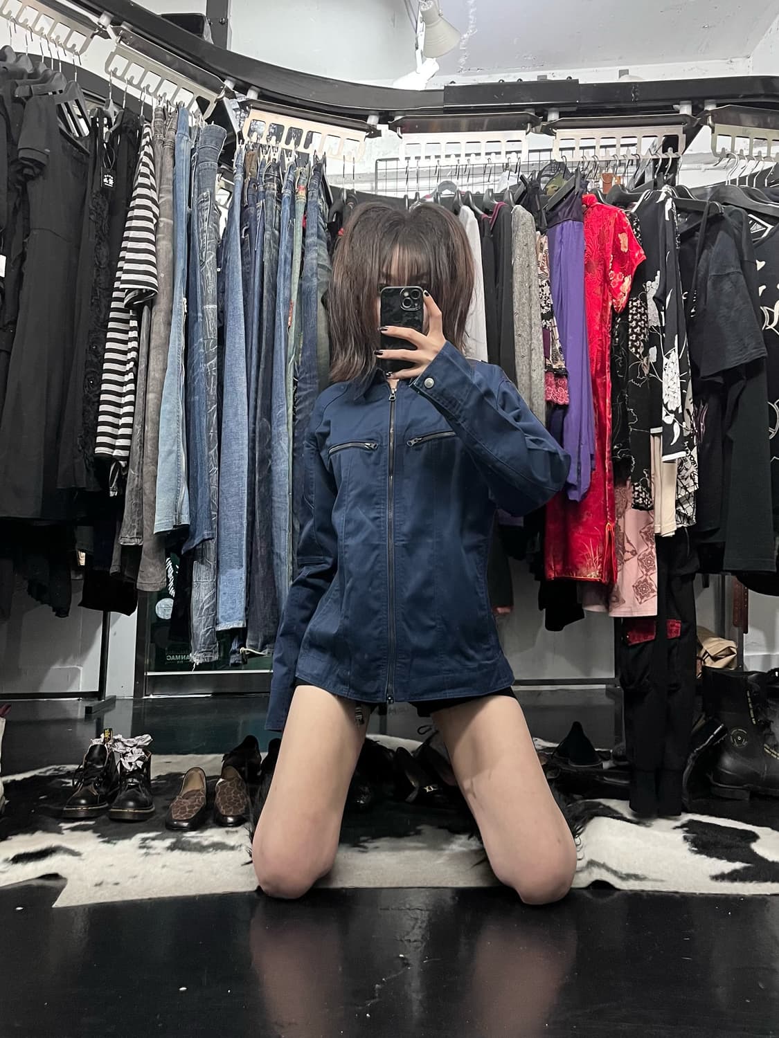 블루 투웨이 자켓 상품이미지2