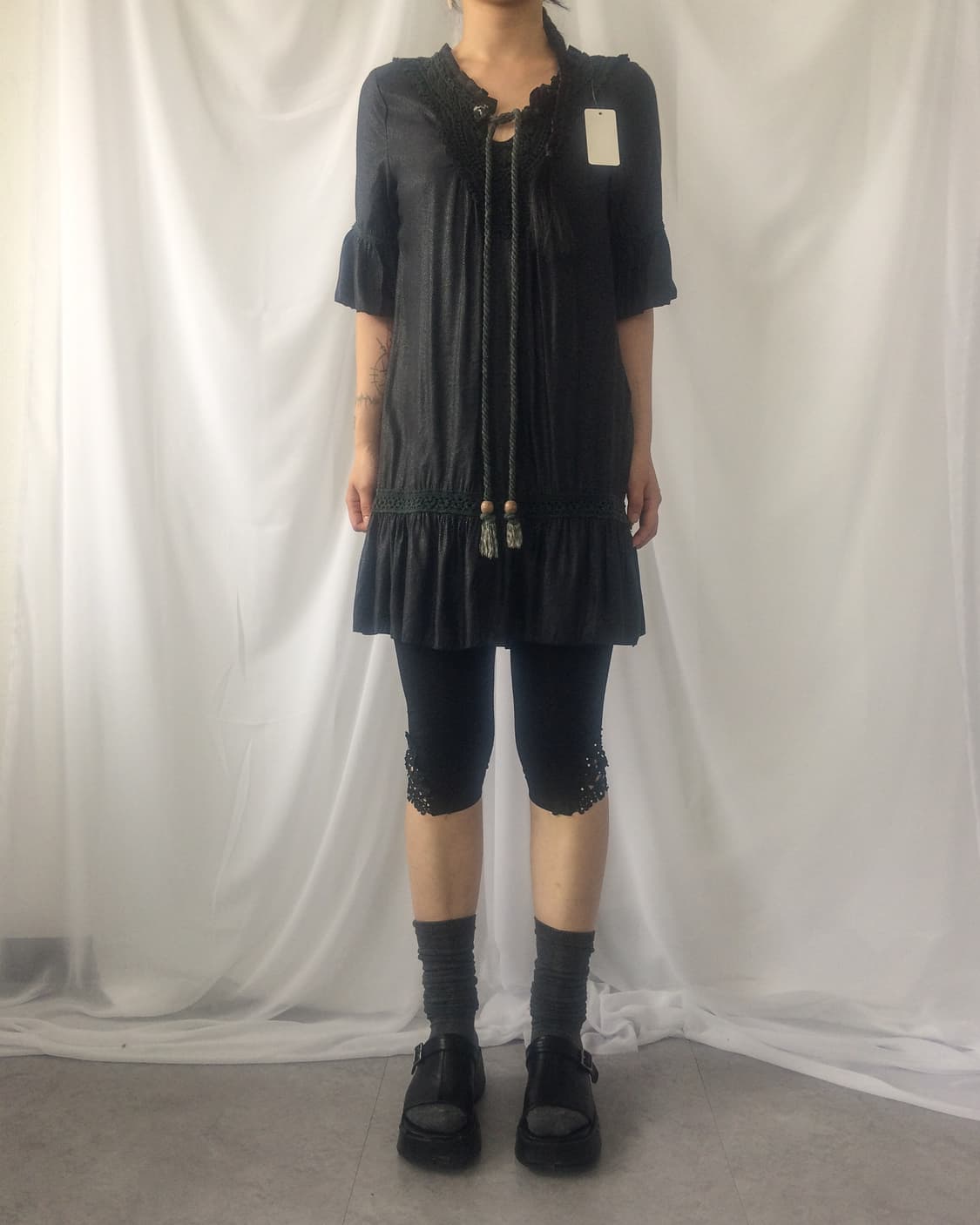 Crochet trimming onepiece 상품이미지6