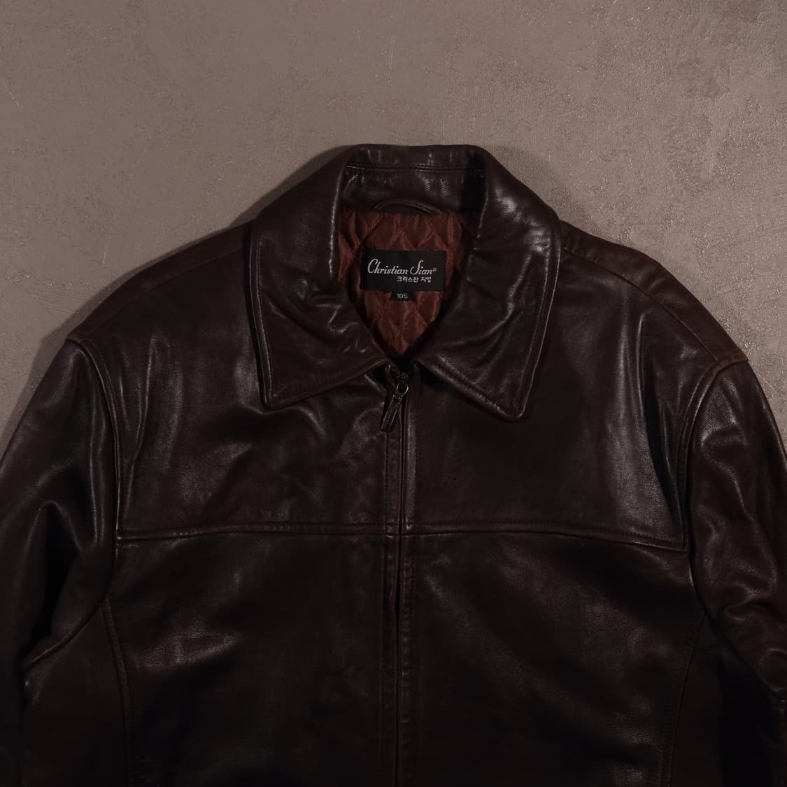 90s 빈티지 레더 트러커 집업자켓 상품이미지2