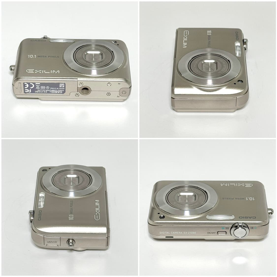 카시오 엑슬림 EX-Z1080 골드 빈티지디카 상품이미지3