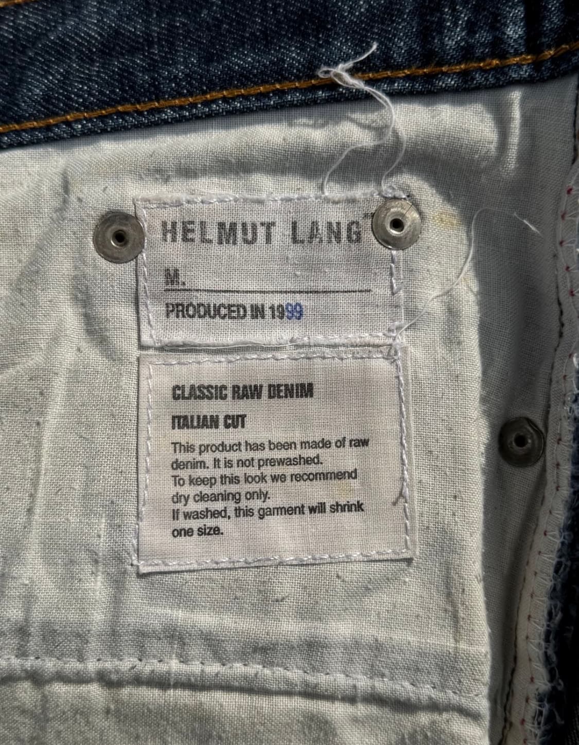1999 , Helmut lang 데님 팬츠 상품이미지8