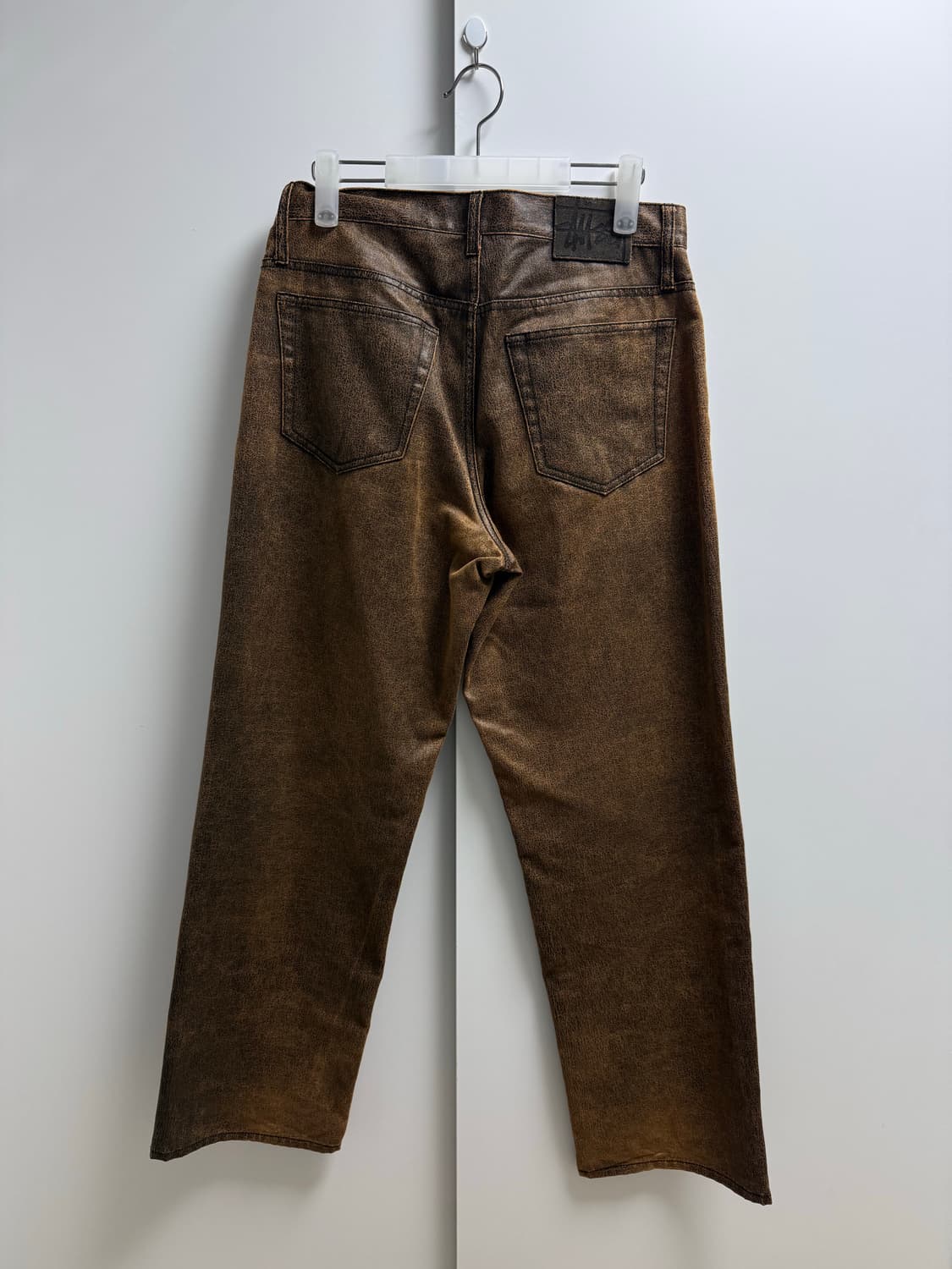 Stussy bigOL 스투시 페이크 레더 팬츠 28 상품이미지2