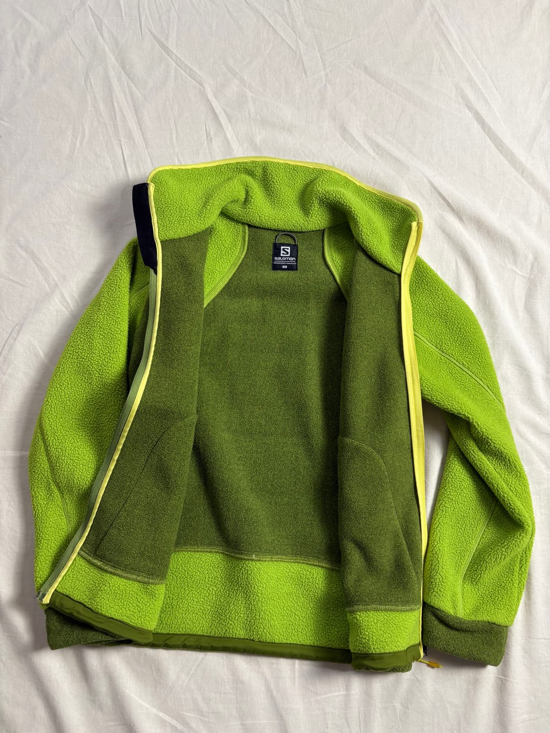 Salomon 살로몬 라임그린 플리스 자켓 95 상품이미지3