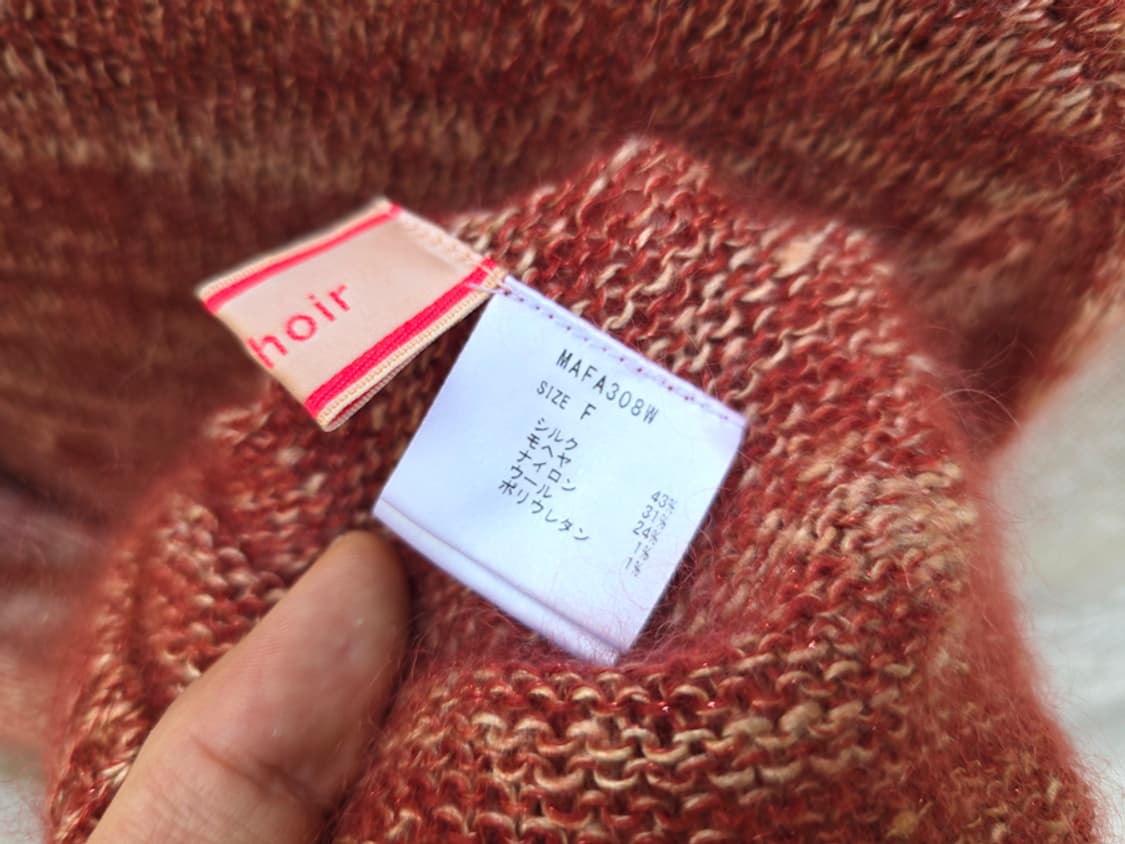 모헤어 니트 M.&KYOKO (made in japan) 상품이미지6