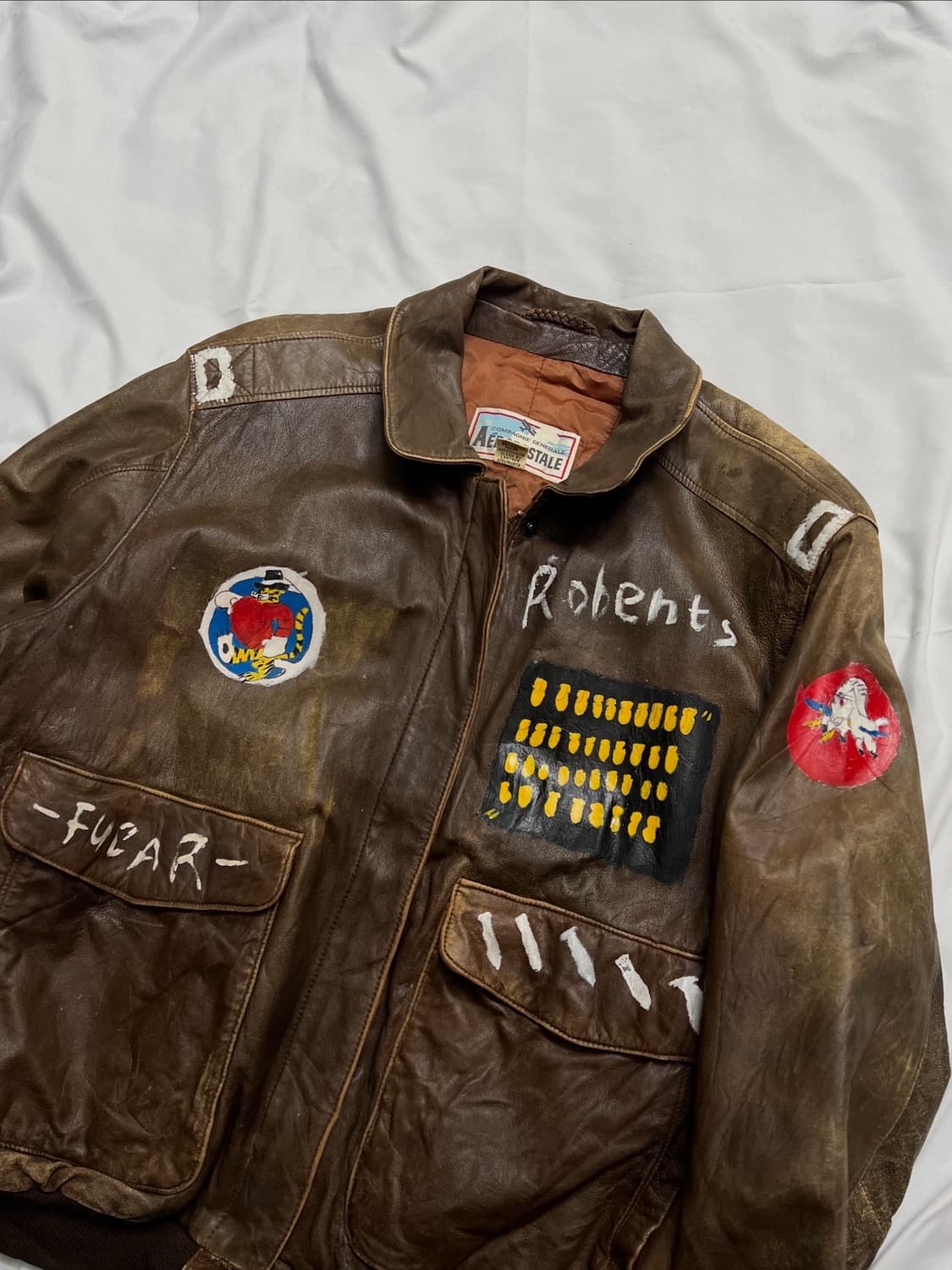 빈티지 A-2 가죽자켓 상품이미지8