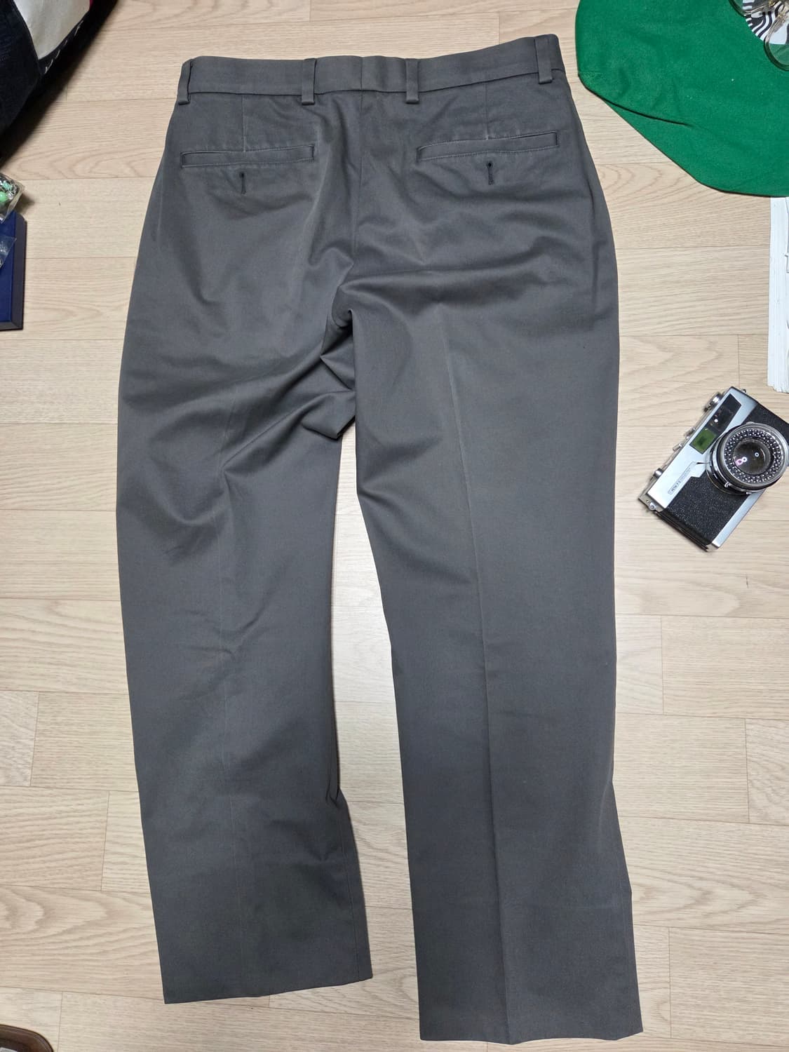 브룩스브라더스 팬츠 치노 오피서 면바지 그레이 차콜 상품이미지2