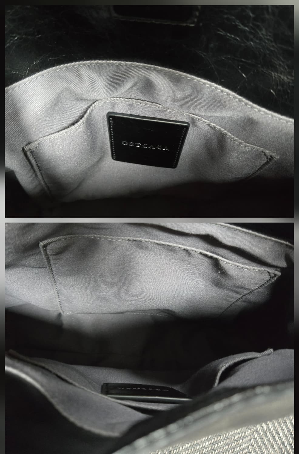 오스트카카 OSTKAKA 크누트 트라이앵글 숄더백 블랙 상품이미지8