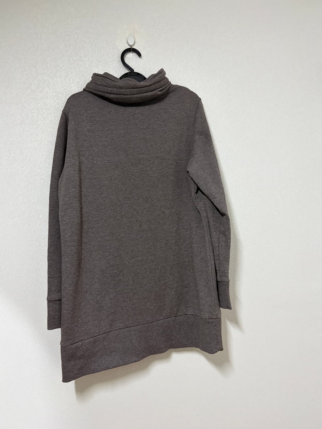 브라운 롱 후드 집업 가디건 상품이미지3