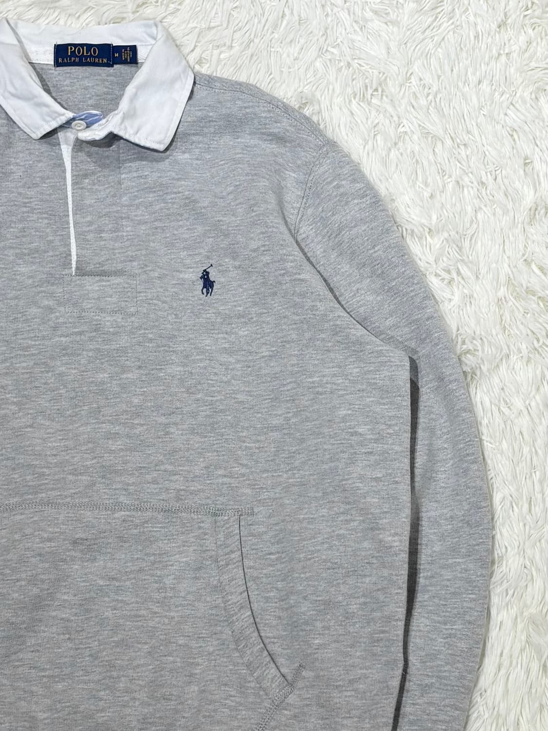 폴로랄프로렌 네이비포니 그레이 럭비티 상품이미지5