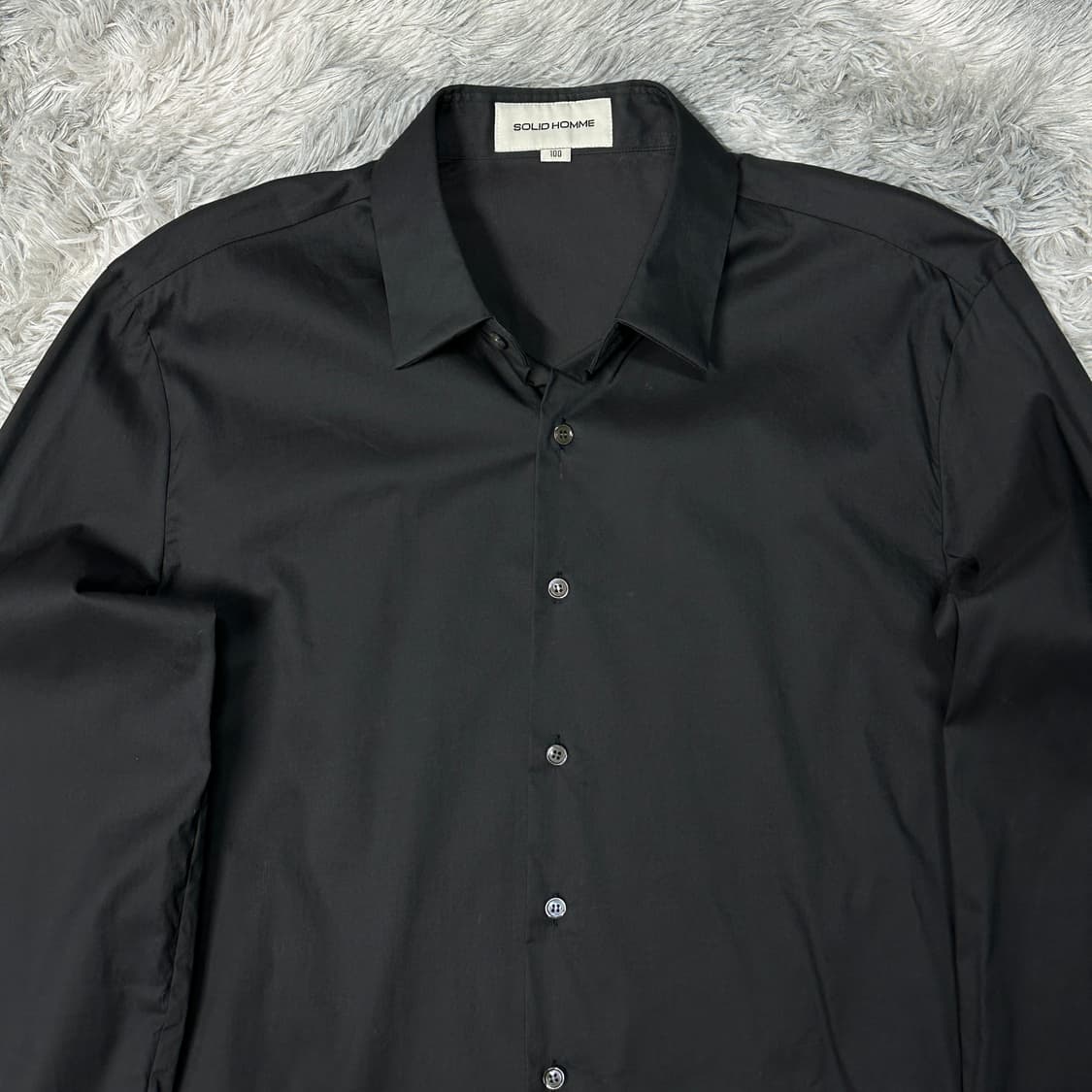 솔리드옴므 블랙셔츠 48 상품이미지2