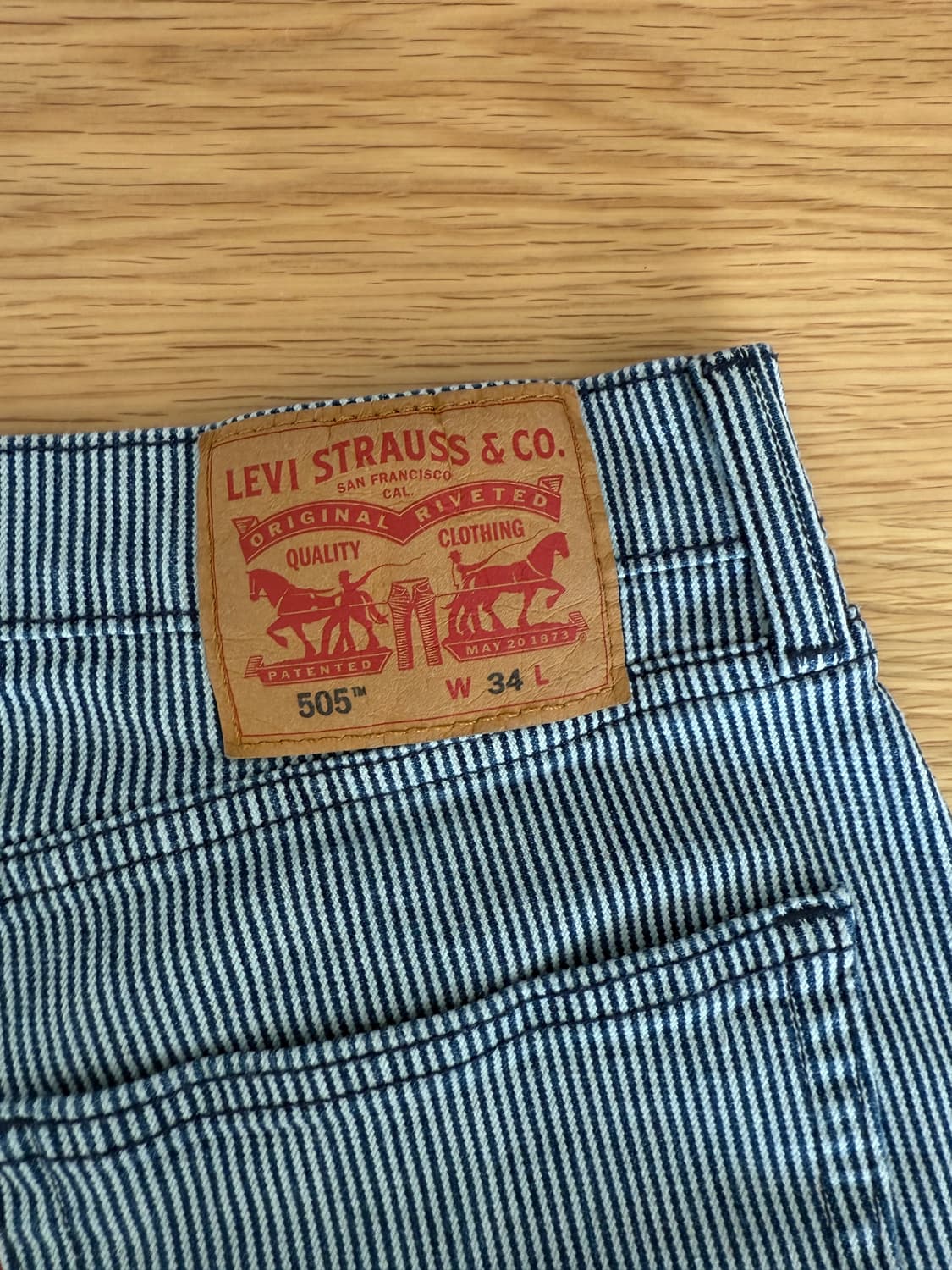 리바이스(Levi's) 히코리 반바지 상품이미지5