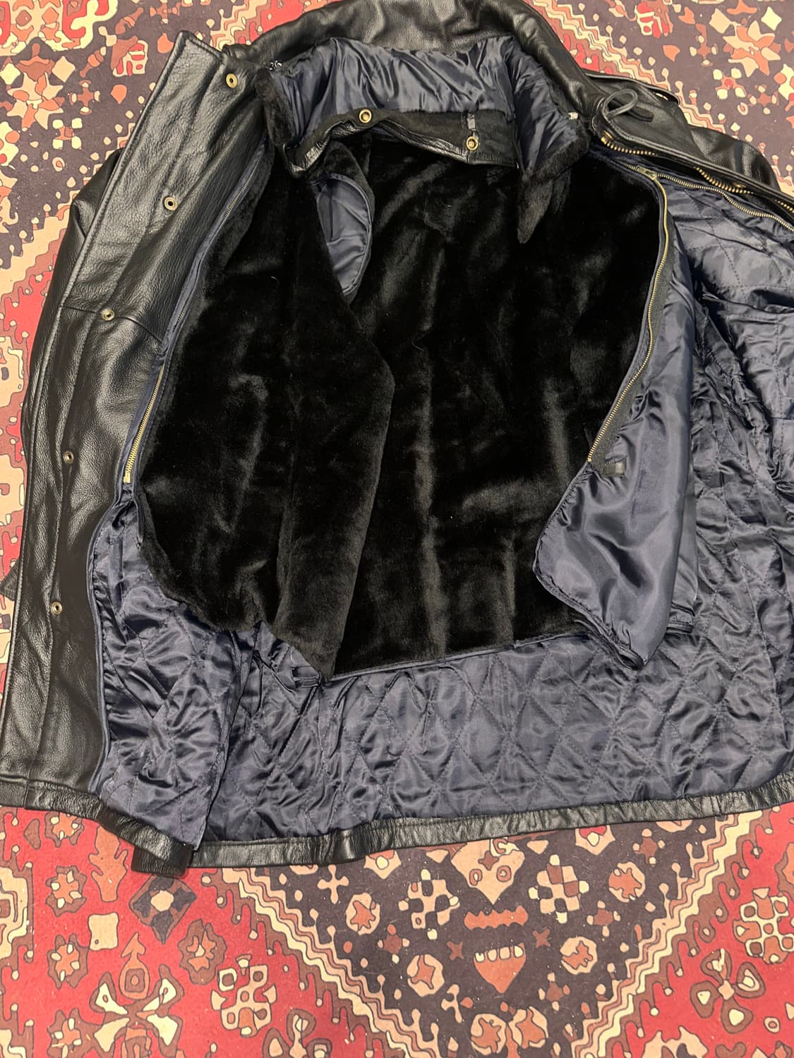 ( XL-2XL ) 가죽자켓 가죽코트 바이커자켓 레더자켓 소가죽자켓 상품이미지9