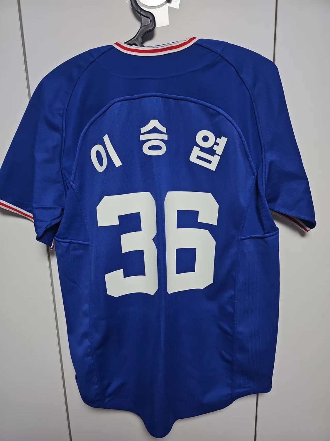 삼성라이온즈 빈폴 유니폼 이승엽마킹 90사이즈 팝니다 새상품 상품이미지3