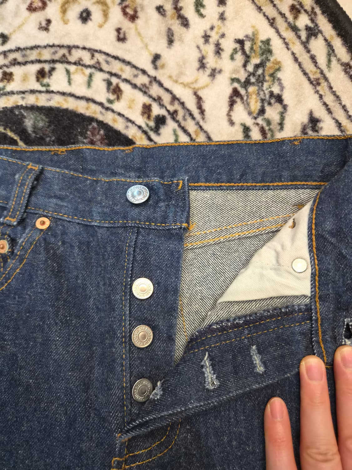 빈티지 리바이스 701 먼로데님 25x28 상품이미지4