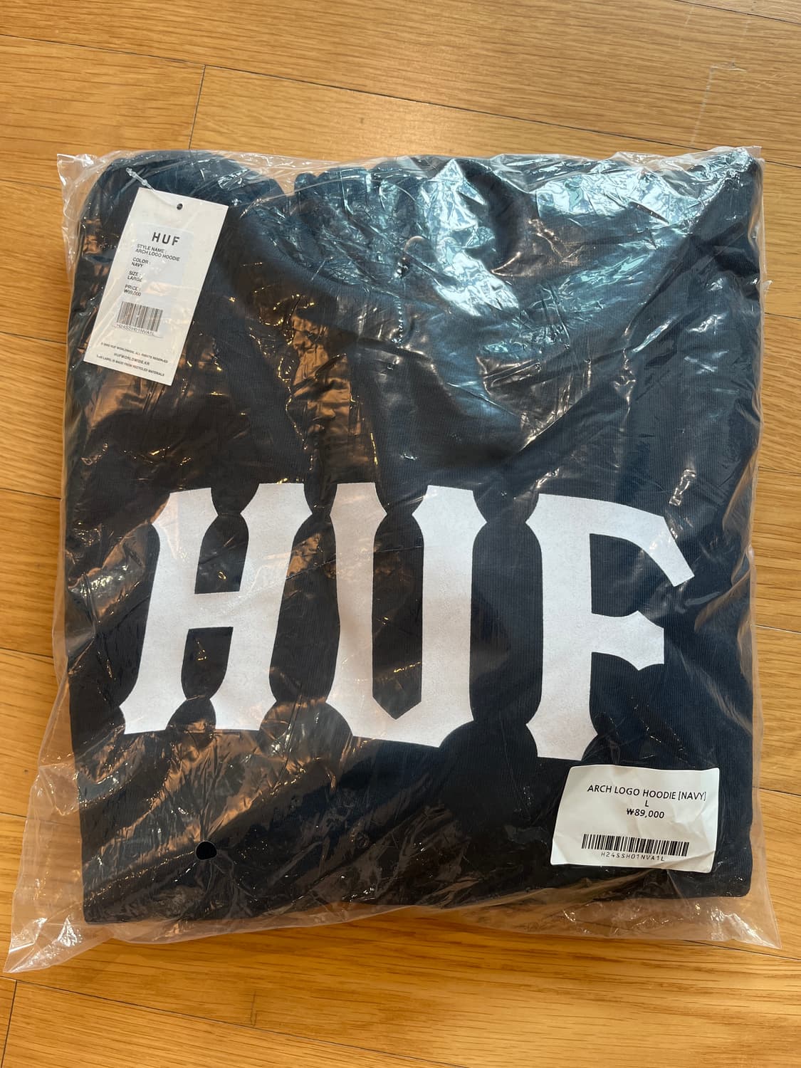 Huf 검정 후드 새상품 상품이미지1