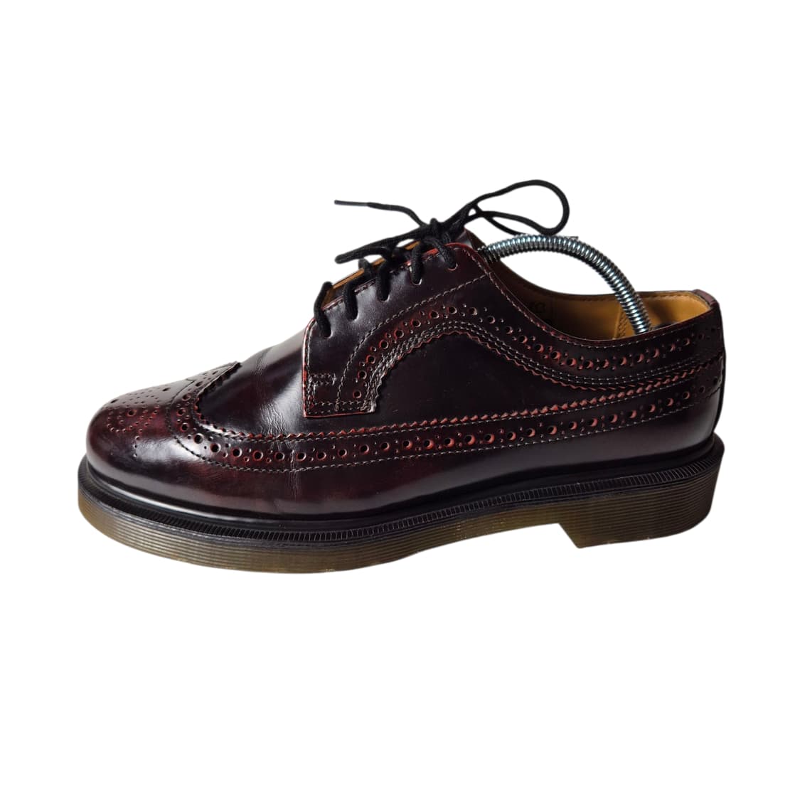 250-255) Dr.martens 닥터마틴 3989 윙팁 버건디 상품이미지3