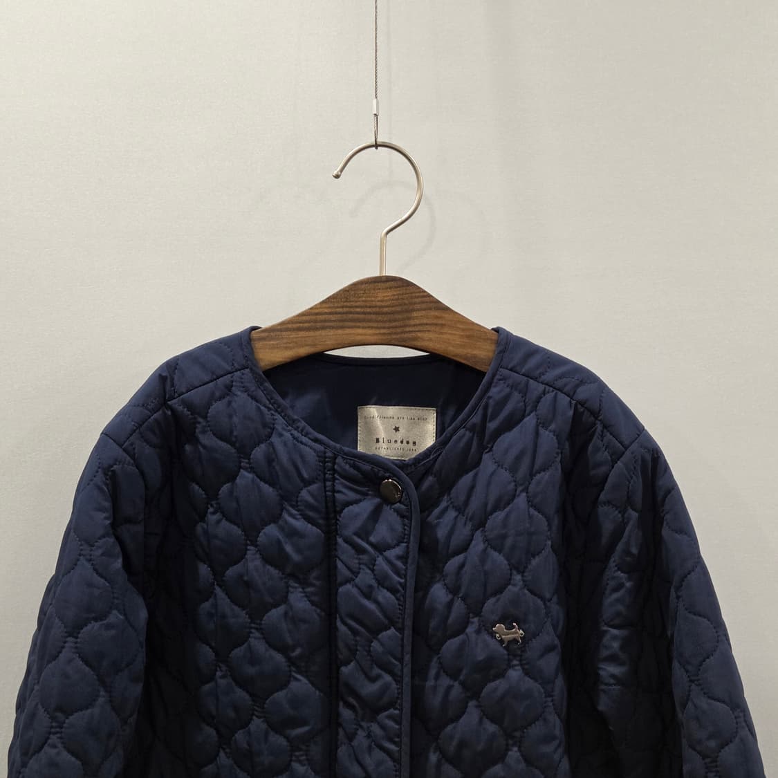 블루독 키즈 퀼팅자켓 네이비 145/11Y 상품이미지2