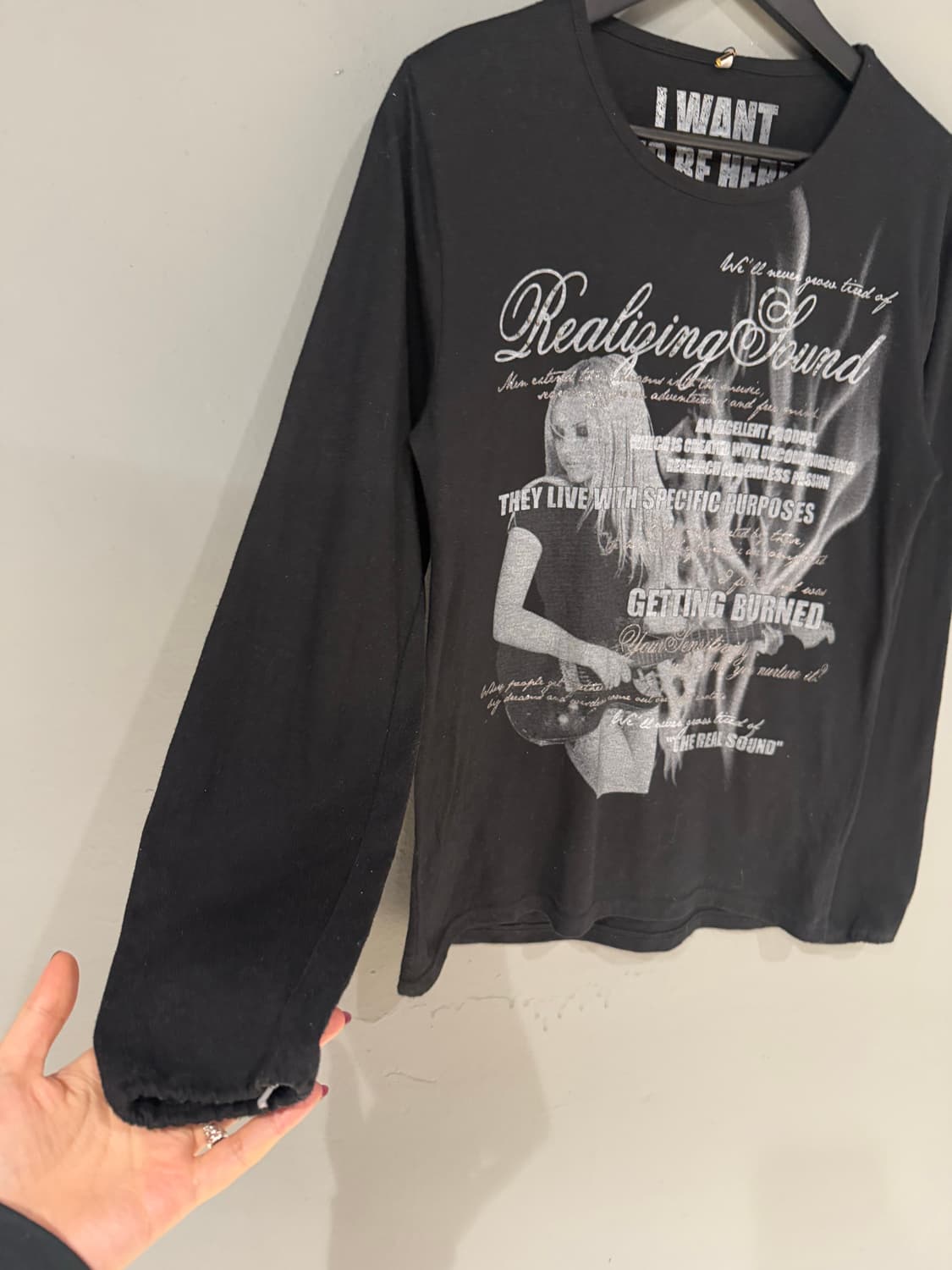 Rockstar girl printing long sleeve 상품이미지7
