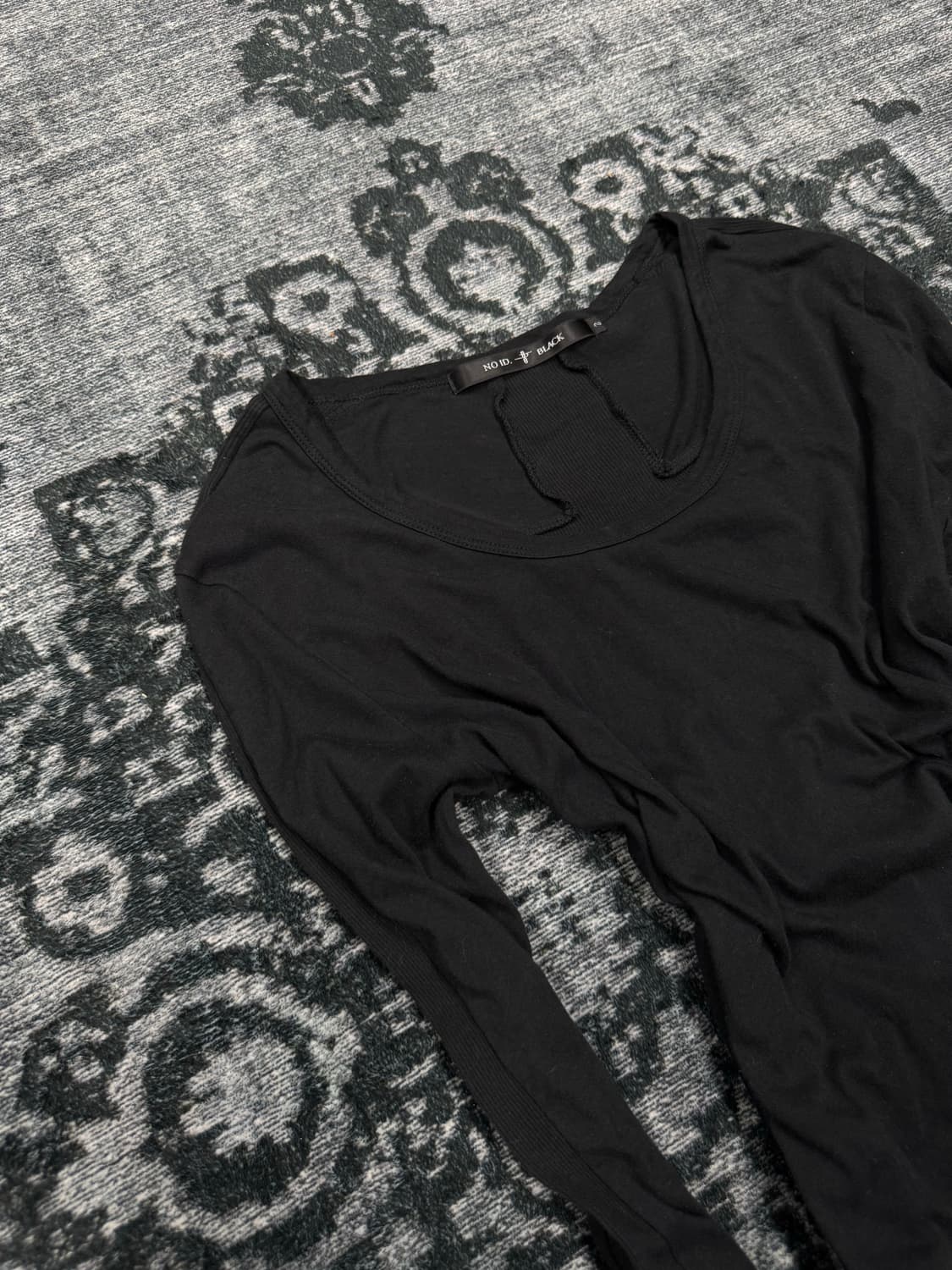 No id 00s archive back cross cut sew 상품이미지3