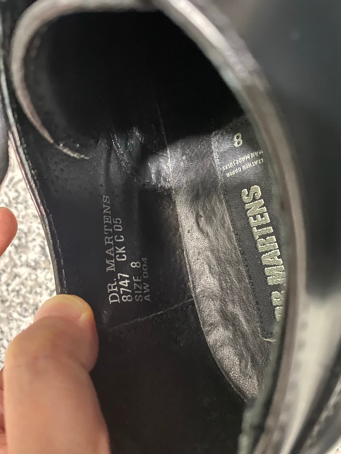 빈티지 닥터마틴 목토 더비슈즈 뤡코즈 블라인드파일즈 상품이미지10