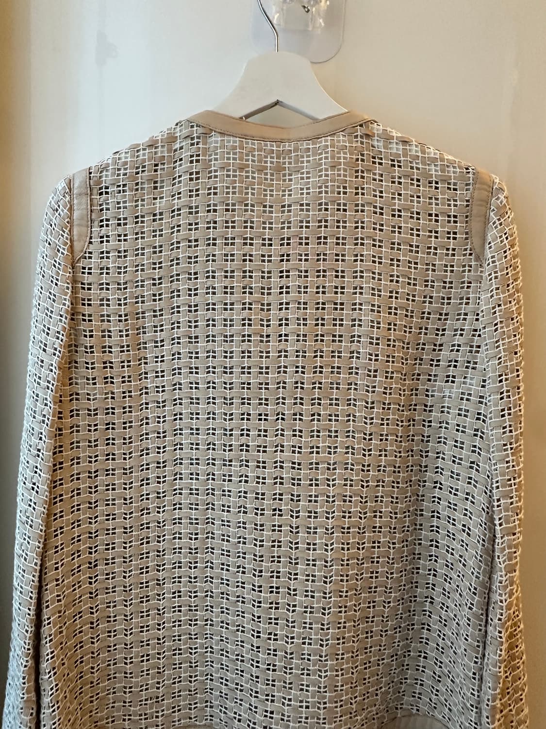 루치아노 소프라니 양가죽 트위드 자켓 상품이미지5