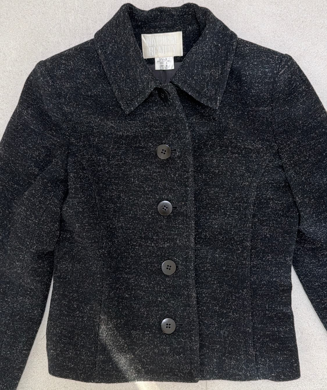 button kara black wool jacket 상품이미지2
