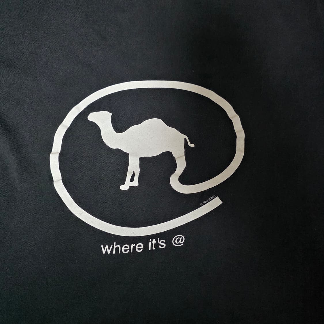 [XL] 90s 카멜 where it's @ 빈티지 티셔츠 ver 크롭 상품이미지2