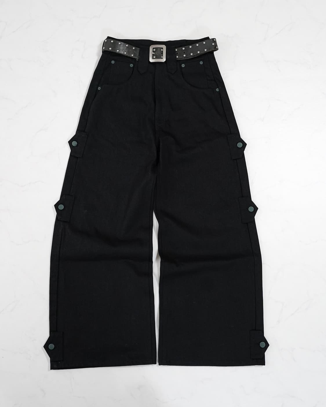 TΣist 4way Side Belt Rigid Denim Pants 상품이미지1