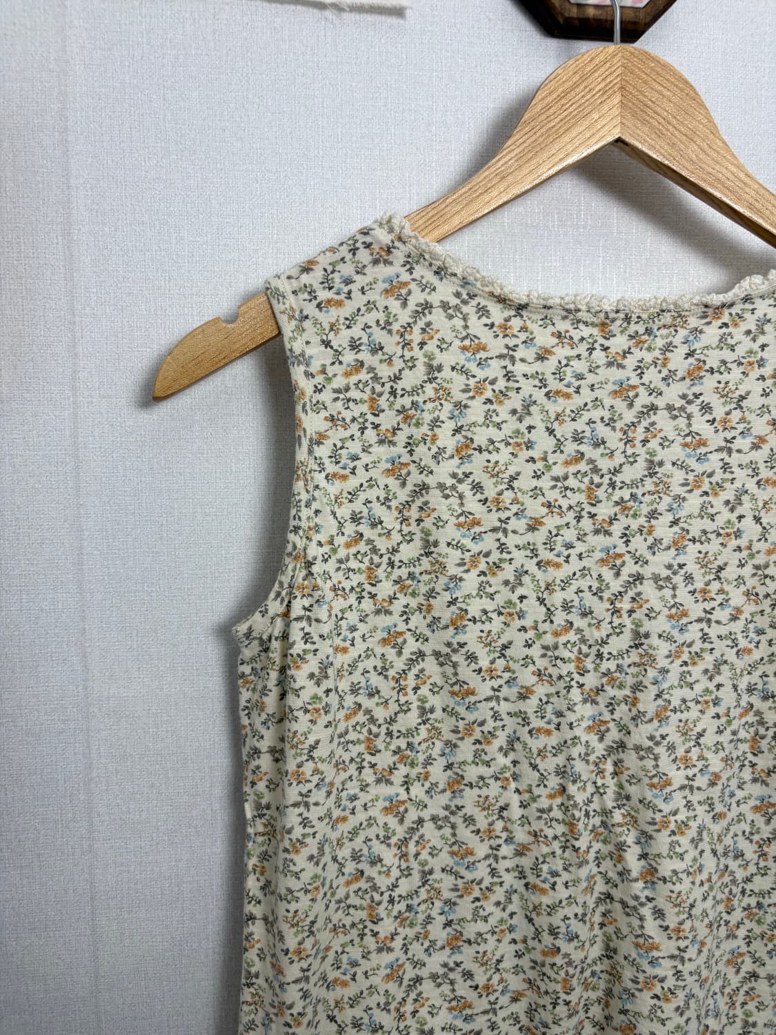 옐로우 플라워 슬리브리스 상품이미지5