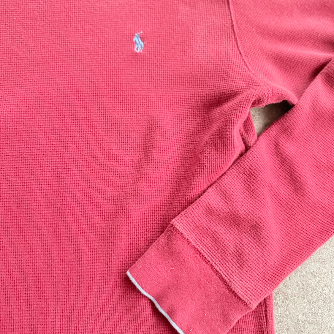 폴로 랄프로렌 와플 긴팔티  상품이미지5