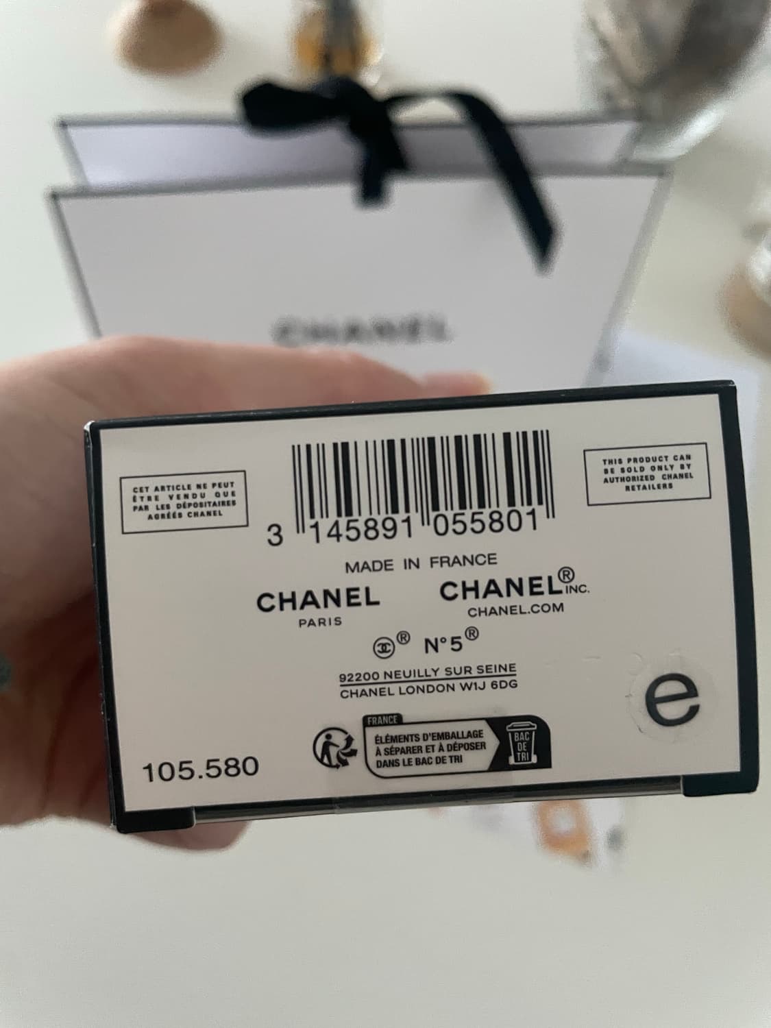 (완전새상품!) 샤넬 한정판 no. 5 핸드크림  상품이미지3