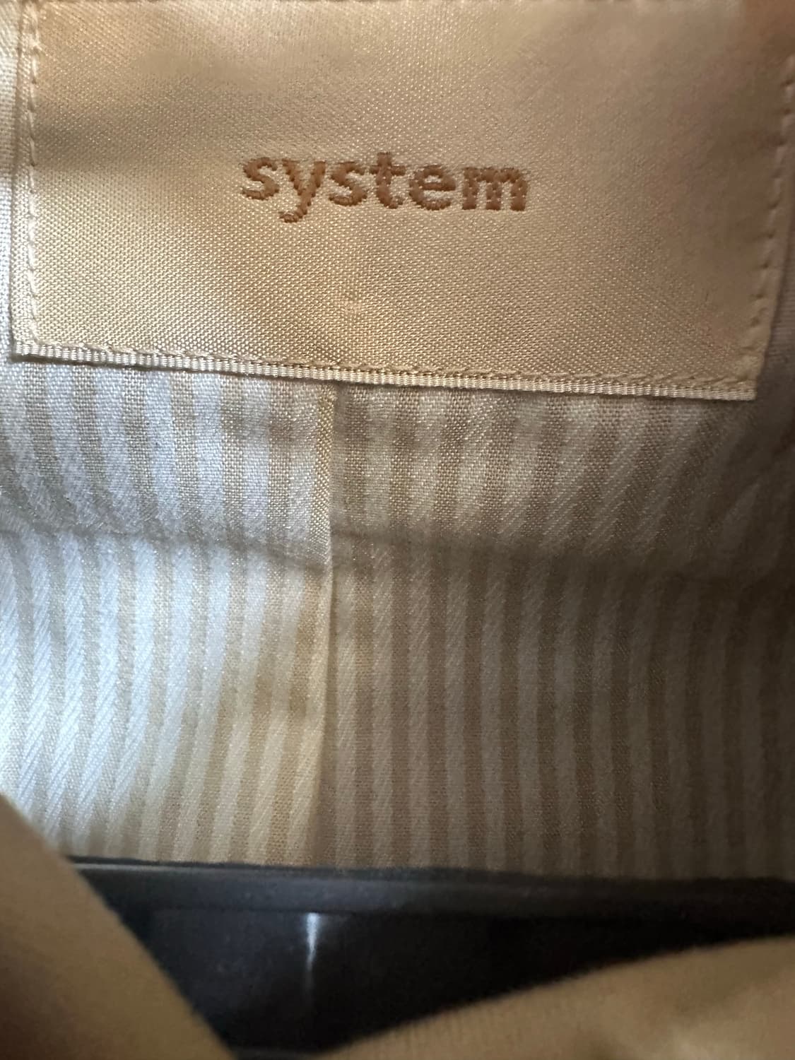 한섬시스템SYSTEM 베이지 트렌치 코트 상품이미지9