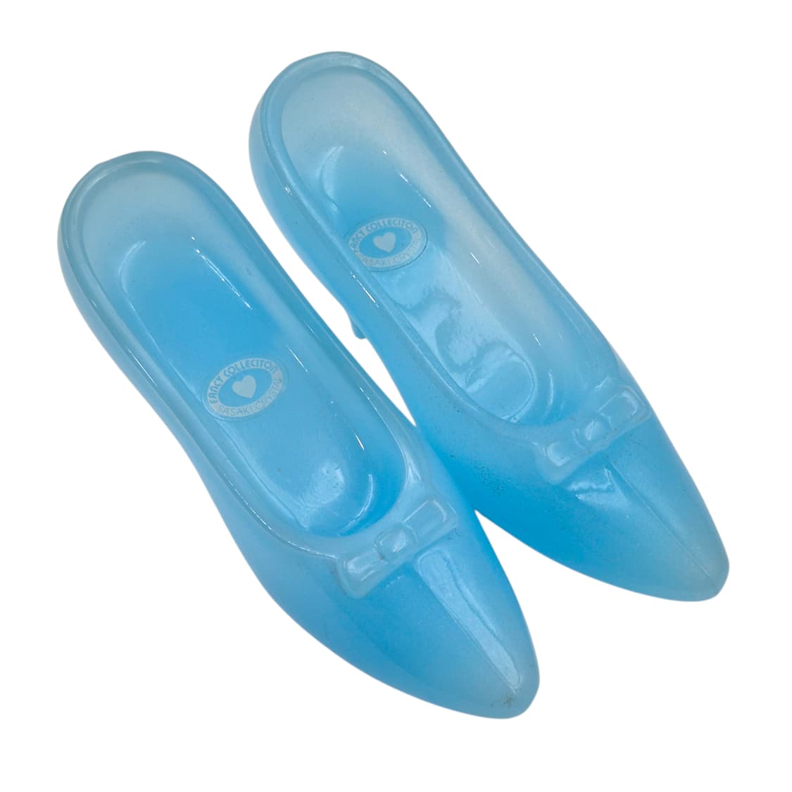 80s 사사키 크리스탈 블루 오팔린 구두 세트 상품이미지1