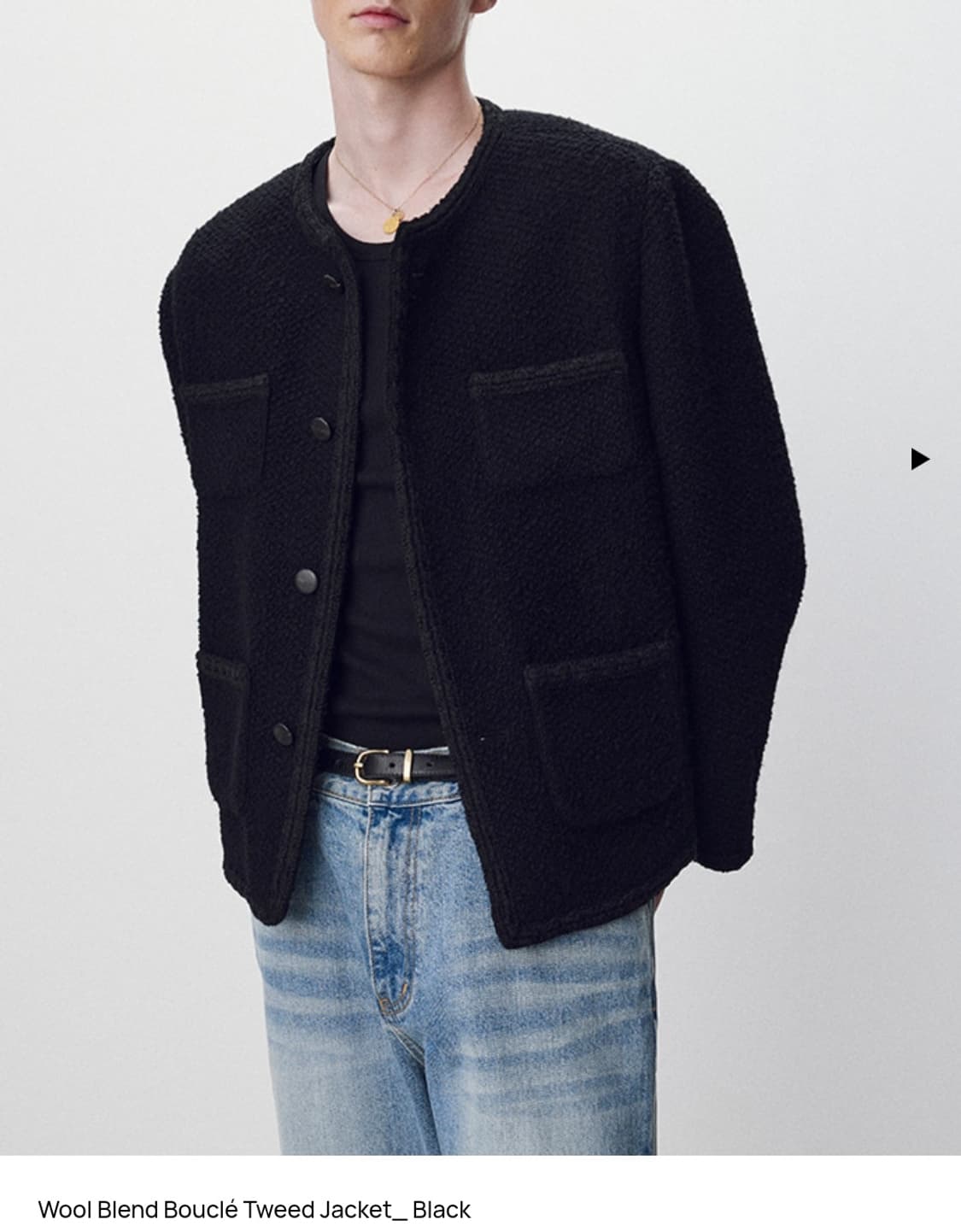 토니웩 트위드 자켓 L 상품이미지1