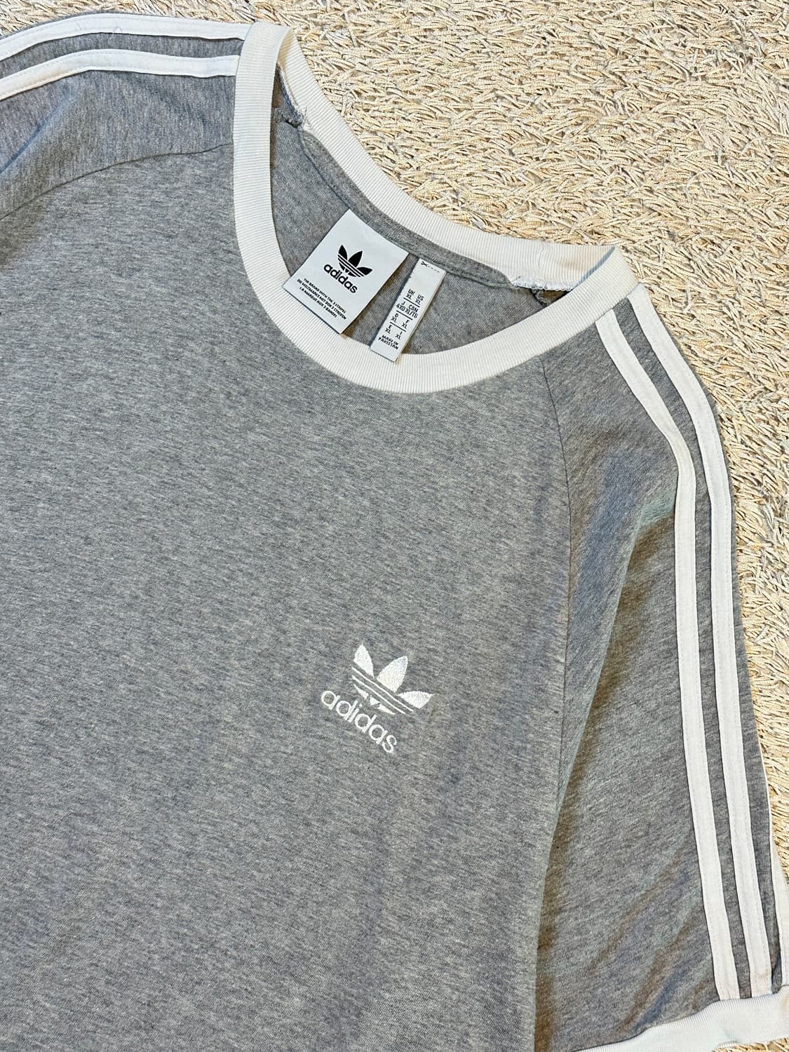 아디다스 ADIDAS 파이어버드 스포티 반팔 티셔츠 그레이 상품이미지2