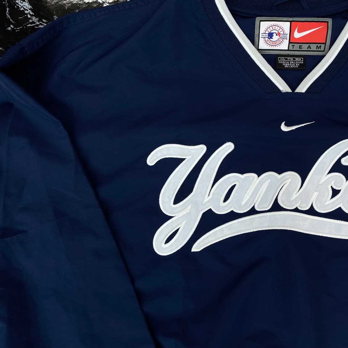 (상태굿)나이키 뉴욕 양키스 웜업 바람막이 자켓 xxl 상품이미지3