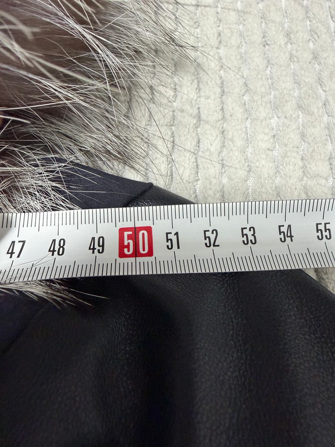 장미쉘바스키아 블랙 양가죽 패딩 상품이미지5