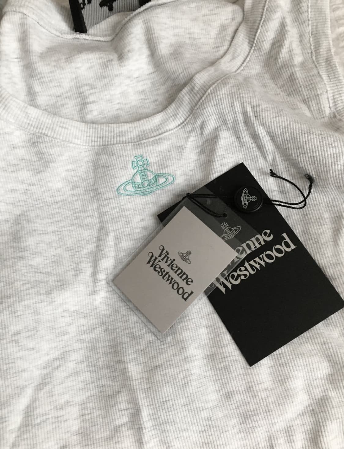 비비안 민트로고 슬리브리스 나시 Vivienne westwood 상품이미지1