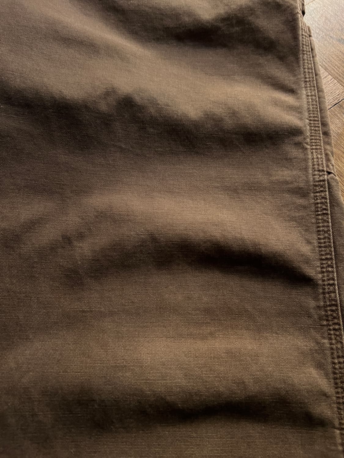 [36]칼하트 USA 빈티지 워싱 다크브라운 싱글니 워크 팬츠 상품이미지4