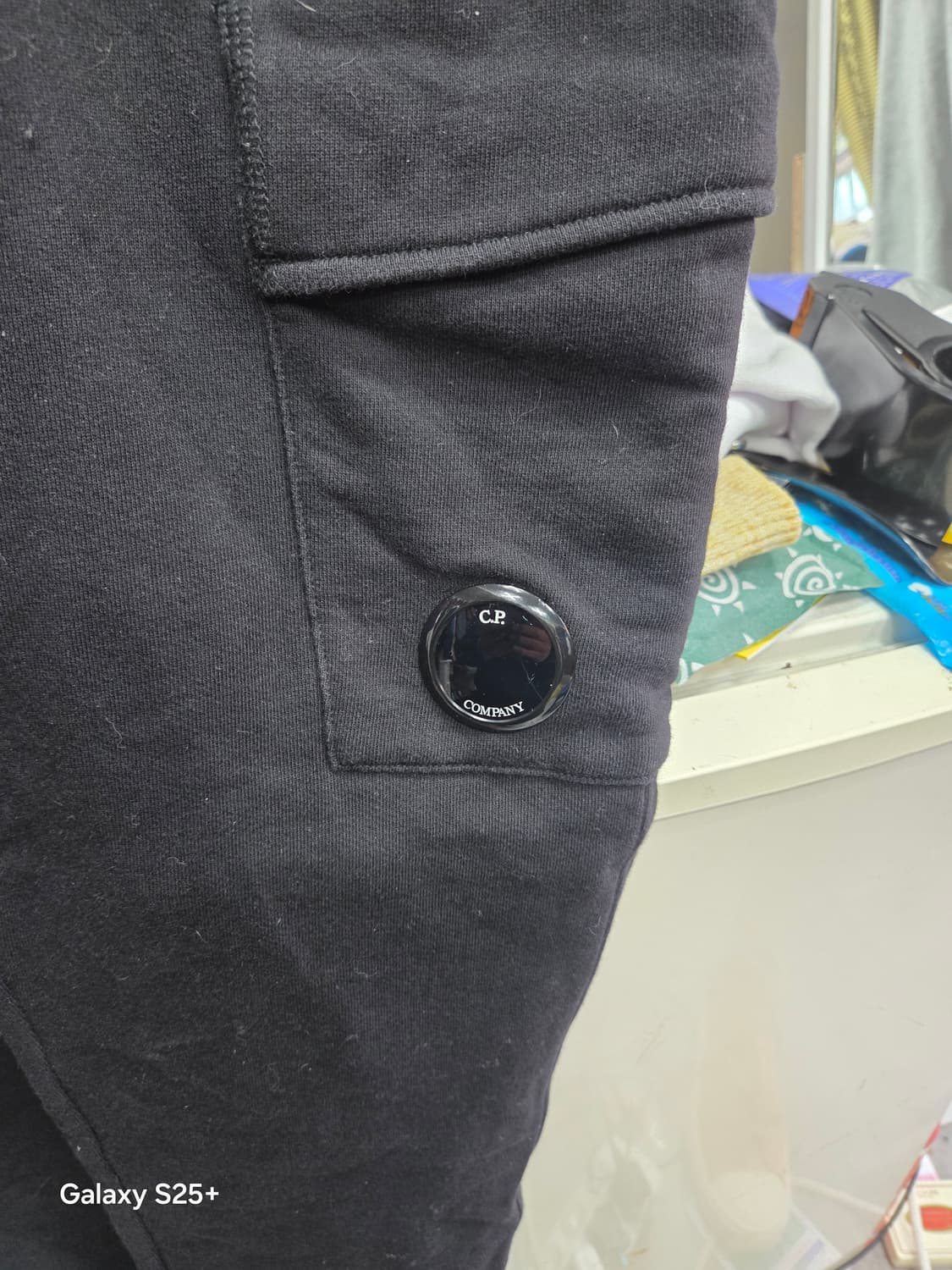 C P   블랙   카고바지 상품이미지2